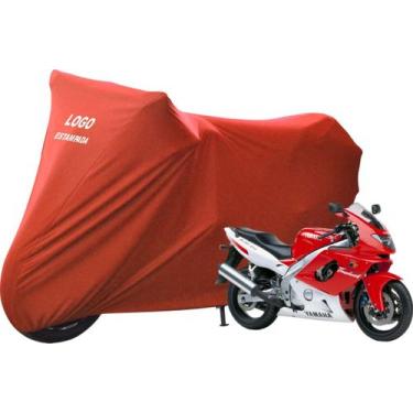 Imagem de Capa Para Cobrir Moto Yamaha YZF 600 Alta Durabilidade - Mz, Vermelha
