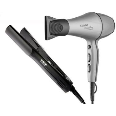 Imagem de Secador Taiff Style Pro 2000W e Prancha Taiff Cerâmica 180ºC, 220V