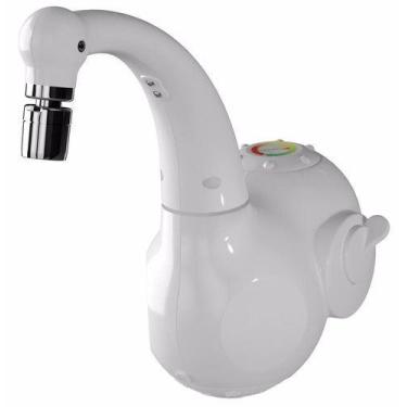 Imagem de Torneira Elétrica Hydra Lumen Branca de Parede 220V