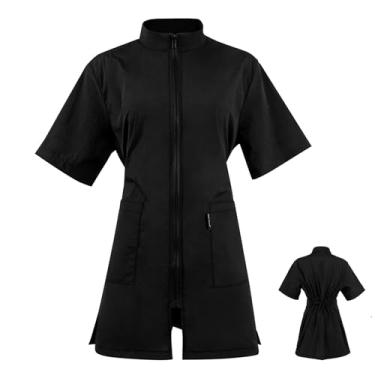 Imagem de SAFIGLE Túnica Tosa De Cachorro Avental De Barbeiro Homens Roupas De Trabalho Tosa De Animais De Estimação Bolsos Tamanho