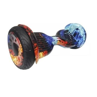 Imagem de Hoverboard Skate Elétrico 10" Original com Bolsa Led Bluetooth Fogo/Gelo Brinovar