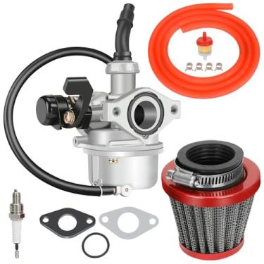 Imagem de YOXUFA Conjunto de carburador PZ19 de 19 mm compatível com TaoTao 110cc 125cc ATV Pit Dirt Bike Coolster Apollo Baja Kazuma Falcon 50cc 70cc 90cc DB10 DB24 GK110 Chinese Quad 4 Wheeler Parts