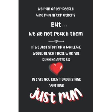 Imagem de funny quote notebook: sport fan journal lined notepad gift/alternative card gift for running loversfor all ages/romantic fuuny joke journal for men women children and teens