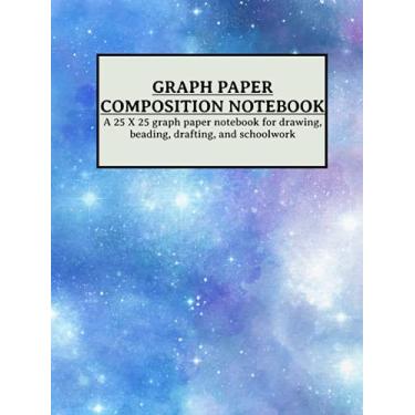 Imagem de Galaxy Graph Paper Composition Notebook: Blank Quad Ruled Graph Paper For Students, Designers, Artists, Crafters, And More!