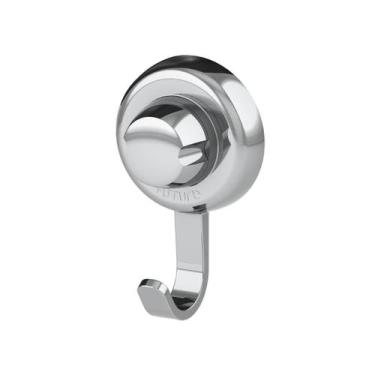 Imagem de Cabide de plastico Cromado Ganchos Ventosa Future 404cr 