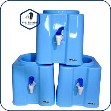 Imagem de Suporte Base Para Galão De Água Mineral - Azul - Will bombas, AZUL COM