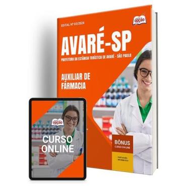 Imagem de Apostila Prefeitura de Avaré - SP 2024 - Auxiliar de Fármacia - Aposti