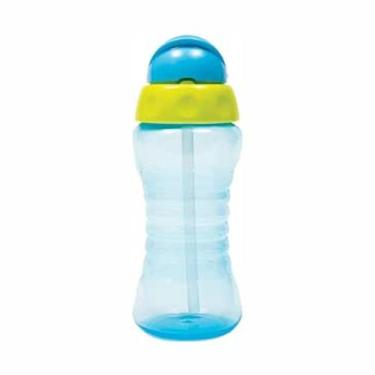 Imagem de Garrafinha com Canudo Buba Fresh Azul 12m+ 300ml - 5819, 300ml, Rosa e