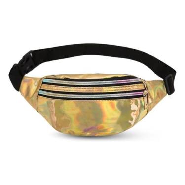 Imagem de Pochete Holográfica Metalizada Show Bloquinho Carnaval Luxo - Alwy