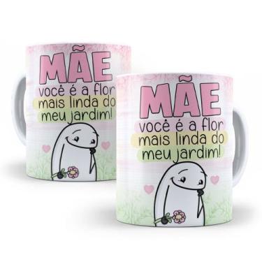 Imagem de Caneca de Cerâmica Personalizada 325ml Flork Mães - ILBN