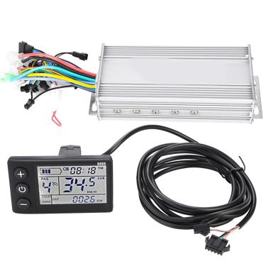 Imagem de Controlador de motor elétrico 24V/36V/48V/60V 1000W, Painel de exibição LCD à prova d'água Motor sem escova de bicicleta elétrica Controlador de bicicleta elétrica (1000W60V)