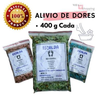 Imagem de Escalda pés Kit Econômico - 1,2 kg - Relaxamento para os pés - Efatá