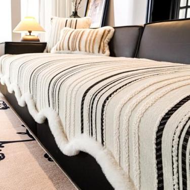 Imagem de Sofa Back Cushions Fitted Sofa Covers Pet-Proof Sofa Covers Washable Sofa Covers Couch Back Cushions Living Room Throws Fitted Couch Covers(S,70X180cm)