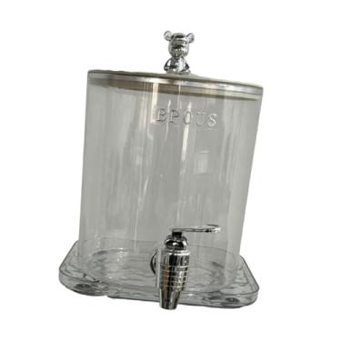 Imagem de Fenteer Icened Beverage Dispenser Fridge Lemon Kettle grande de jarra de tábua de limonada chaleira, Apenas Contêiner