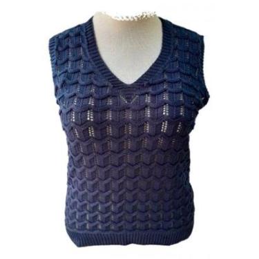 Imagem de Colete Feminino Plus Size Quente Lindo Grande Tricot Inverno-Feminino
