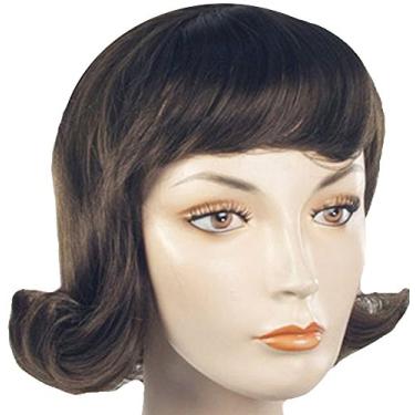 Imagem de Peruca curta Lucy Flip dos anos 60, Rosa claro, tamanho �nico