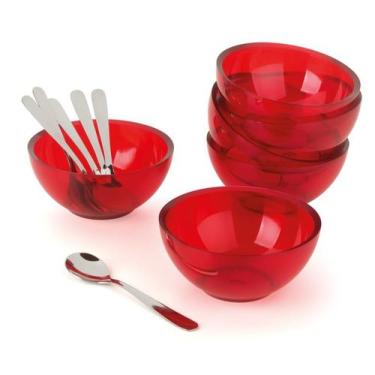 Imagem de Conjunto Kit Servir Sobremesa Vision 12 Peças Bowl Colheres - FORMA UT