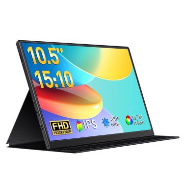 Imagem de Monitor portátil vokensu 10,5 polegadas fhd 1920x1280P ips 400cd/m²
