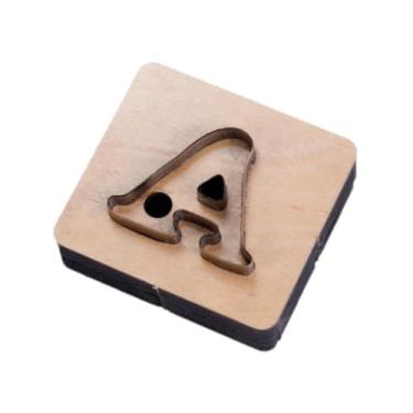 Imagem de Colaxi Molde de Corte de Couro em Formato de Letras para Criar Pingentes, a