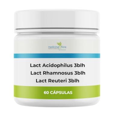 Imagem de Lactobacillus Acidophilus 3Blh, Rhamnosus 3Blh, Reuteri 3Blh - 60 Doses