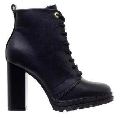 Imagem de Bota Coturno Feminina Vizzano 3089.100 Preta-Feminino