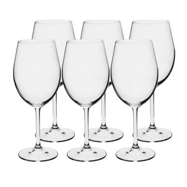 Imagem de Conjunto Com 06 Taças Cristal Para Vinho Branco Gastro-colibri 350ml 56112 Bohemia