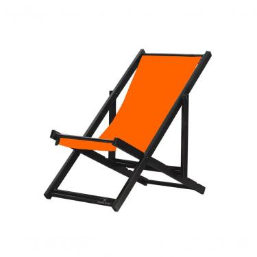 Imagem de Espreguiçadeira Preguiçosa Dobrável Black Sb-laranja