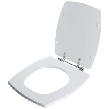 Imagem de Assento Sanitário Poliester Anturius Branco Para Vaso Luzarte