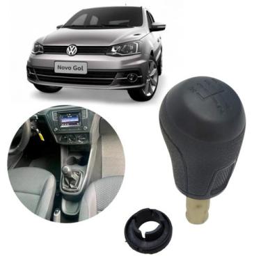 Imagem de Manopla Bola Câmbio Volkswagen Gol G6 G7 2015 2016 2017 2018 2019 Pret