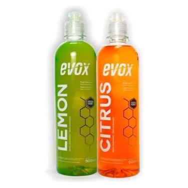 Imagem de Kit shampoo automotivo citrus 500ml e lemon 500ml evox - marca, Sem Va