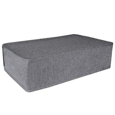 Imagem de playvital Capa Protetora Horizontal De Nylon Cinza Para Ps5, Forro Macio E Elegante Console À Prova D'Água Antirriscos Console, Edição Digital Disco