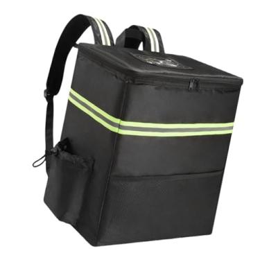Imagem de IEUDNS Mochila de entrega, mochila isolada com porta-copos, bolsa térmica profissional, bolsa de resfriamento para atividades ao ar livre, entregadores,