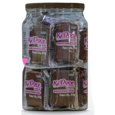 Imagem de Marshmallow c cobertura d chocolate chocomallow kidoce c 20un. delicio