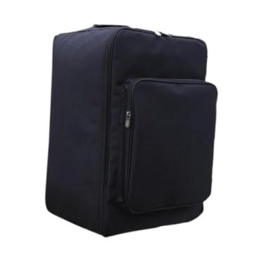 Imagem de Esquirla Bolsa grande acolchoada para cajon, estojo para cajon, instrumento musical, tecido oxford, bolsa de transporte para bateria de percussão, mochila com