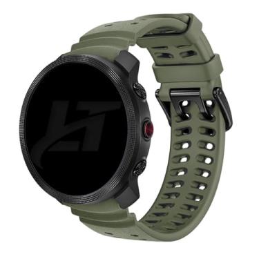 Imagem de Pulseira 22mm Vantage LTimports compativel com P. Vantage M3, Vantage M2, Vantage V3, Grit X, Grit X Pro, Grit X2 Pro Titan, Galaxy Watch3 45mm Sm-R840/Sm-R845, Galaxy Watch 46mm Sm-R800/Sm-R805 (LT-Verde-militar)