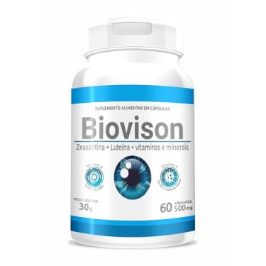 Imagem de Biovison Suplemento Alimentar, Zeaxantina + Luteína + Vitaminas e Minerais, 60 Cápsulas de 500mg (1)