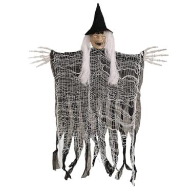 Imagem de Enfeites de bruxa de Halloween | Decoração de festa assustadora de bruxa ao ar livre - decorações assustadoras de Halloween adereços de foto para casa, ao ar livre, jardim, quintal, gramado, pátio