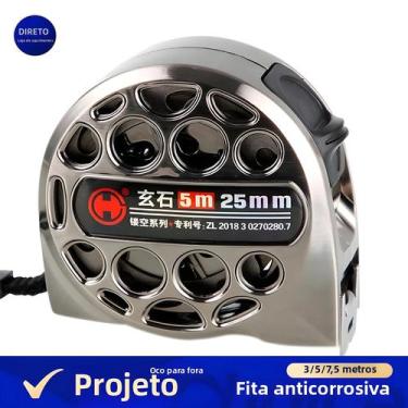 Imagem de Fita Métrica Anticorrosão À Prova D'água De Alta Precisão 3/5/7,5m Par