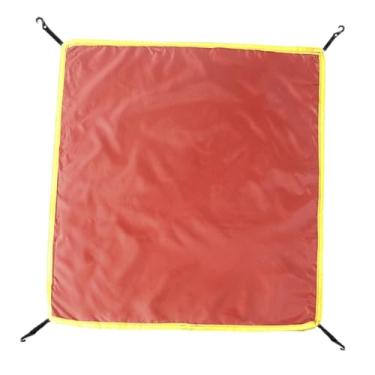 Imagem de Generic Capa de chuva para barraca, acessório de 22 x 22 polegadas, à prova de chuva e sol, lona para barraca de caminhada, mochila, acampamento e viagem, Vermelho