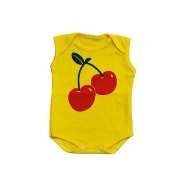 Imagem de Body Regata Bebe Menina Verão Estampado 100% Suedine - Sassá Baby, Ama