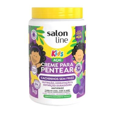 Imagem de Creme de Pentear Salon Line Kids Açai Cachinhos Sem Frizz 1kg