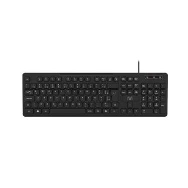 Imagem de Teclado Com Fio  Multimídia Cabo de 180cm Teclas Redondas USB Preto - TC294OUT [Reembalado] TC294OUT