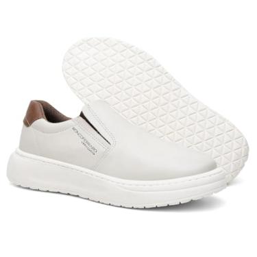 Imagem de Sapatenis Lexus Couro Nobre Sport Fino Solado Nuvem Ronco Ferraro (Branco, BR, Adulto, Numérico, 39)