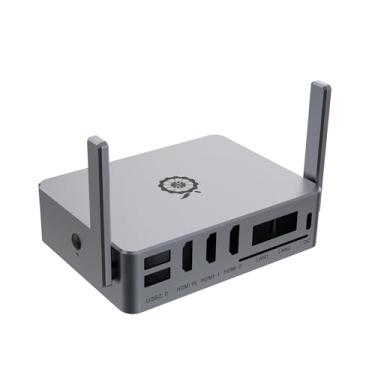 Imagem de Orange Pi Capa de metal de liga de alumínio 5 Plus, caixa protetora durável compatível com Orange Pi 5 Plus