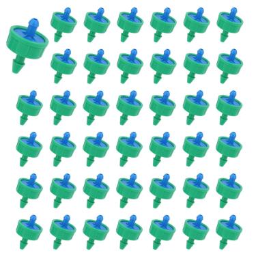 Imagem de 60 Emissores de Gotejamento Compensadores Pressão 2L, Autolimpantes e Antientupimento Gotejadores Fluxo Constante para Tubos 1/4" Ideais para Vasos Jardim e Sistemas Irrigação Plantas
