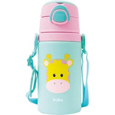 Imagem de Garrafinha de Alumínio Animal Fun 450ml - Girafa - Buba - Buba Baby, 4