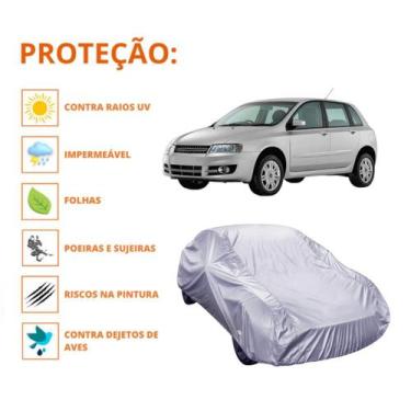 Imagem de Capa Cobrir Carro Fiat Stilo Proteção Qualidade Impermeável - Mosaner 