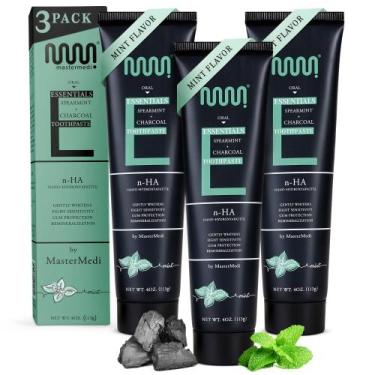 Imagem de Pasta de dentes MasterMedi Charcoal Nano Hydroxyapatite 120mL x3