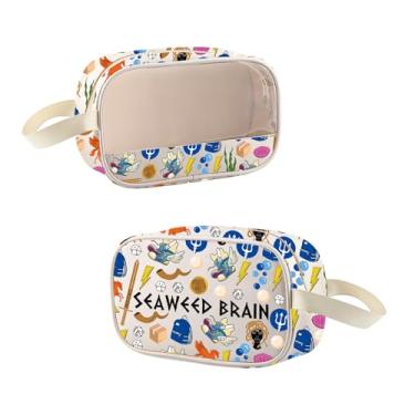 Imagem de MEIKIUP Seaweed Brain The Lightning Thief Bolsa tiracolo Riptide Sword Bag Camp Half Blood Theme Book Lover Gift, Algas marinhas Cmb, Moderno