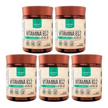 Imagem de Combo Vitamina B12 Metilcobalamina 414% VD - 60 Cápsulas (5 unidades)